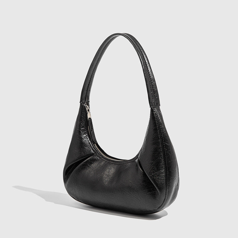 Women's Z Height Premium Black Light Luxury Oval Popular Bags