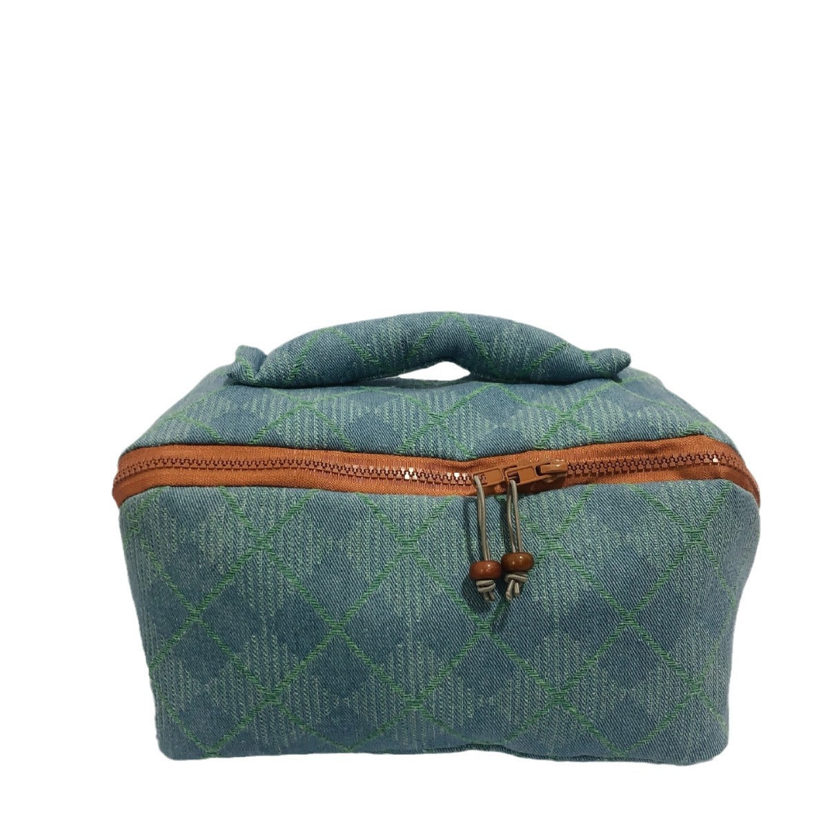 Denim Storage Large Capacity Leather Macaron Sweet Cosmetic Bags