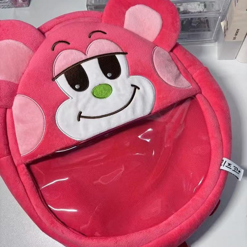 Cartoon Size Flash Plush Doll Cute Leisure Backpack