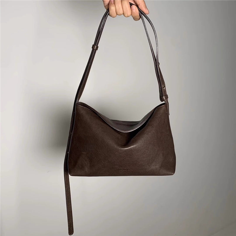 Pretty New Niche Sheepskin Simple Hand Women's Shoulder Bag