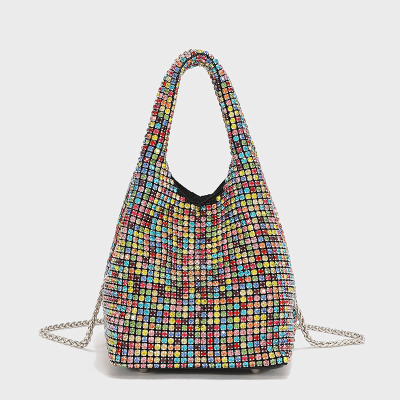 Women's Dinner Fashion Chain Diamond Full Portable Bags