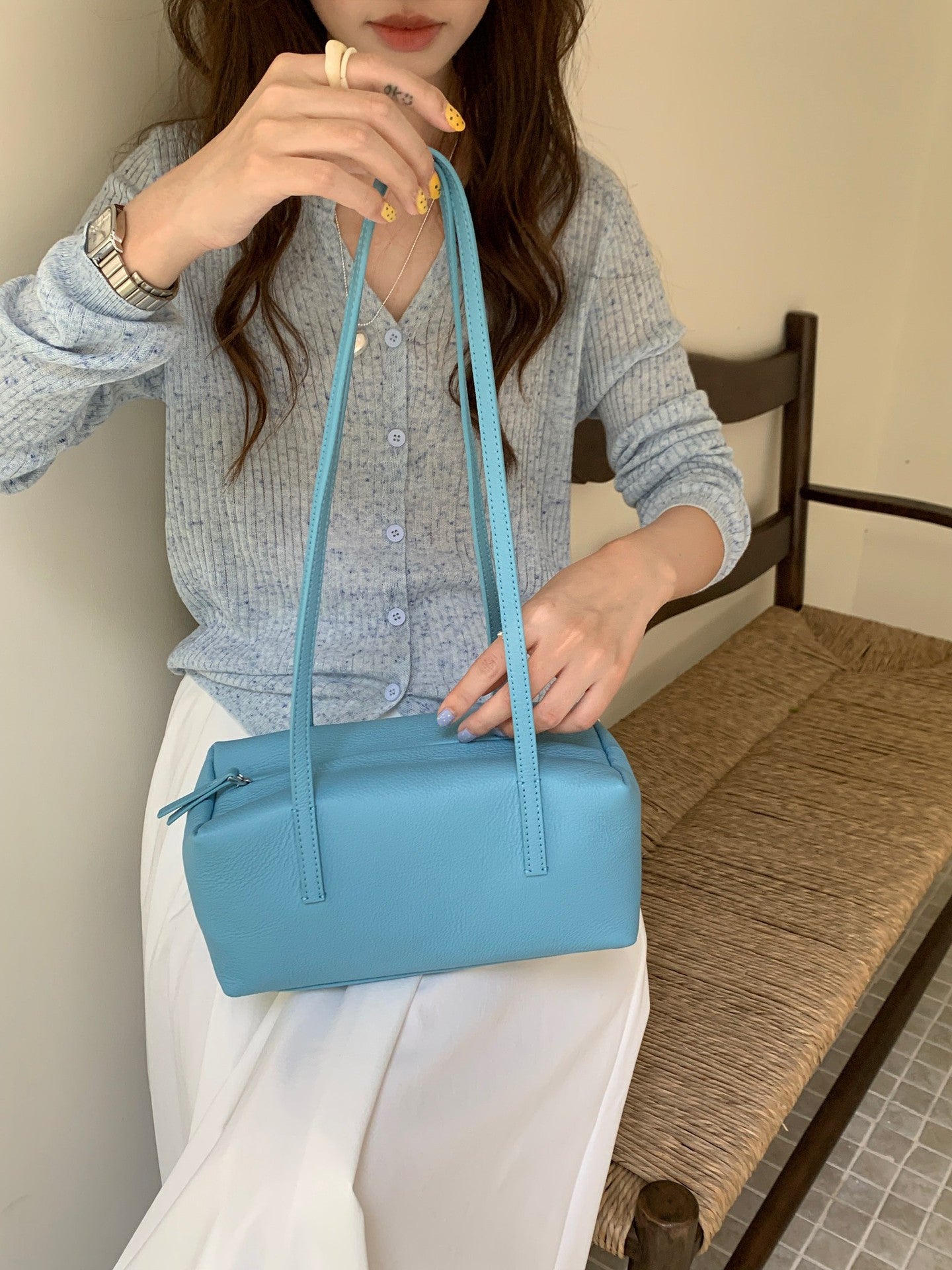 Series First Layer Cowhide Niche Minimalist Bags