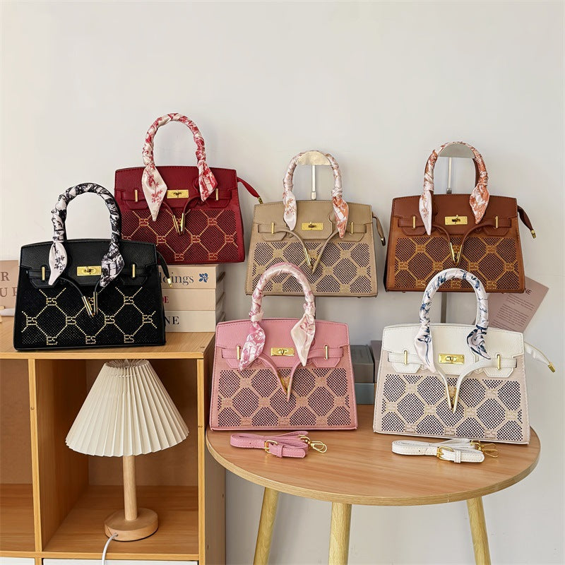Women's Diamonds Large Capacity High Quality Kelly Women's Handbag