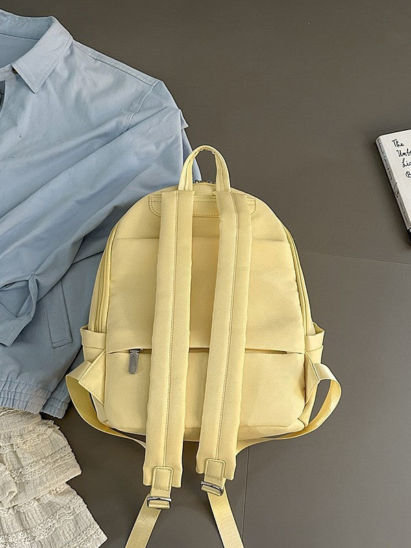 Trendy Fresh Sweet Macaron Simple Junior Leisure Backpack