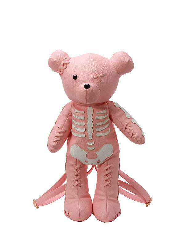 Refined Personalized Violent Bear Skull Fashion Artistic Backpacks