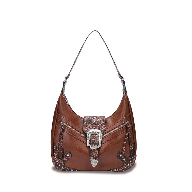 Women's Elegance Retro Trendy High-grade Portable Women's Shoulder Bag