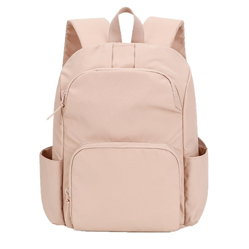 Soft Shell Commuter Simple Computer Rubber Powder Good-looking Leisure Backpack