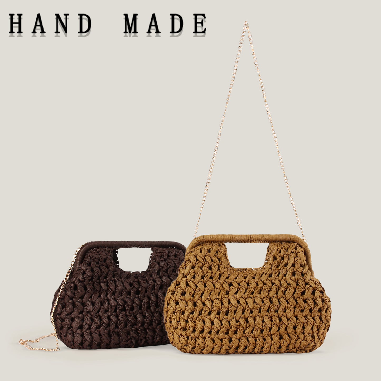 Women's Handmade Knitted Seaside Vacation Daily Leisure Bags