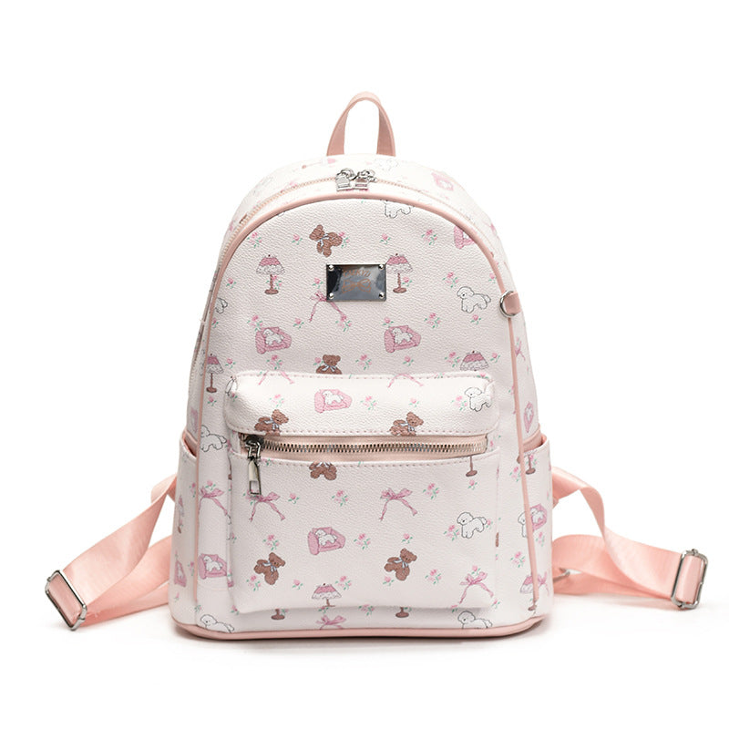 Cute Cartoon Large Capacity Girly Style Women's Backpack