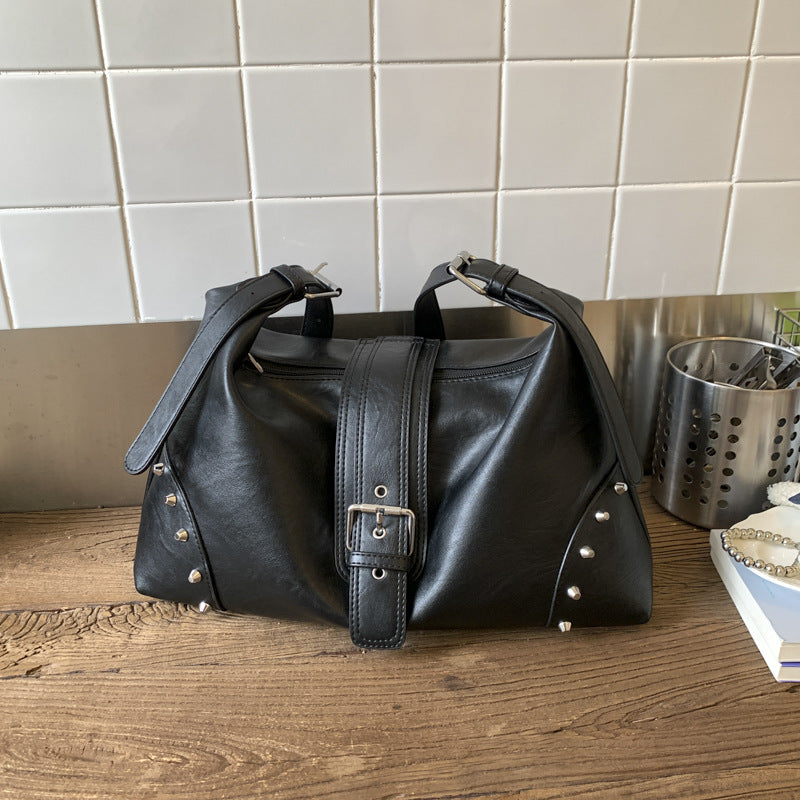 Women's Large Capacity Retro Dumpling Fashion One Underarm Niche Bags