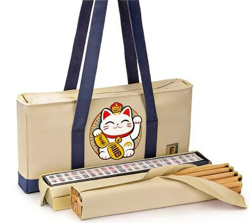 Mahjong Set Large Capacity Portable Toiletry Folding Bags