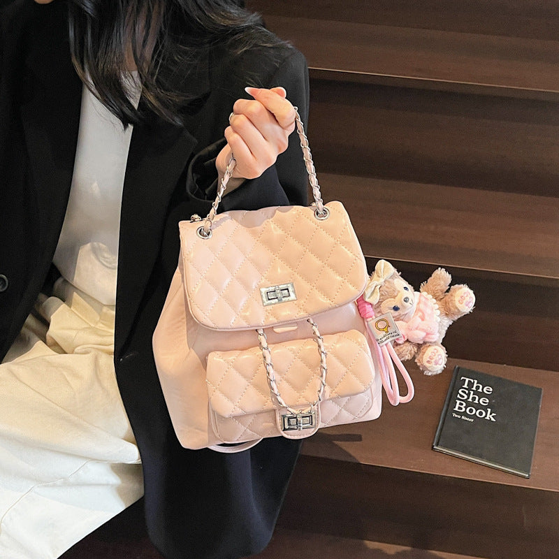 Classic Style Embroidery Thread Female Summer High Sense Large Capacity Women's Backpack