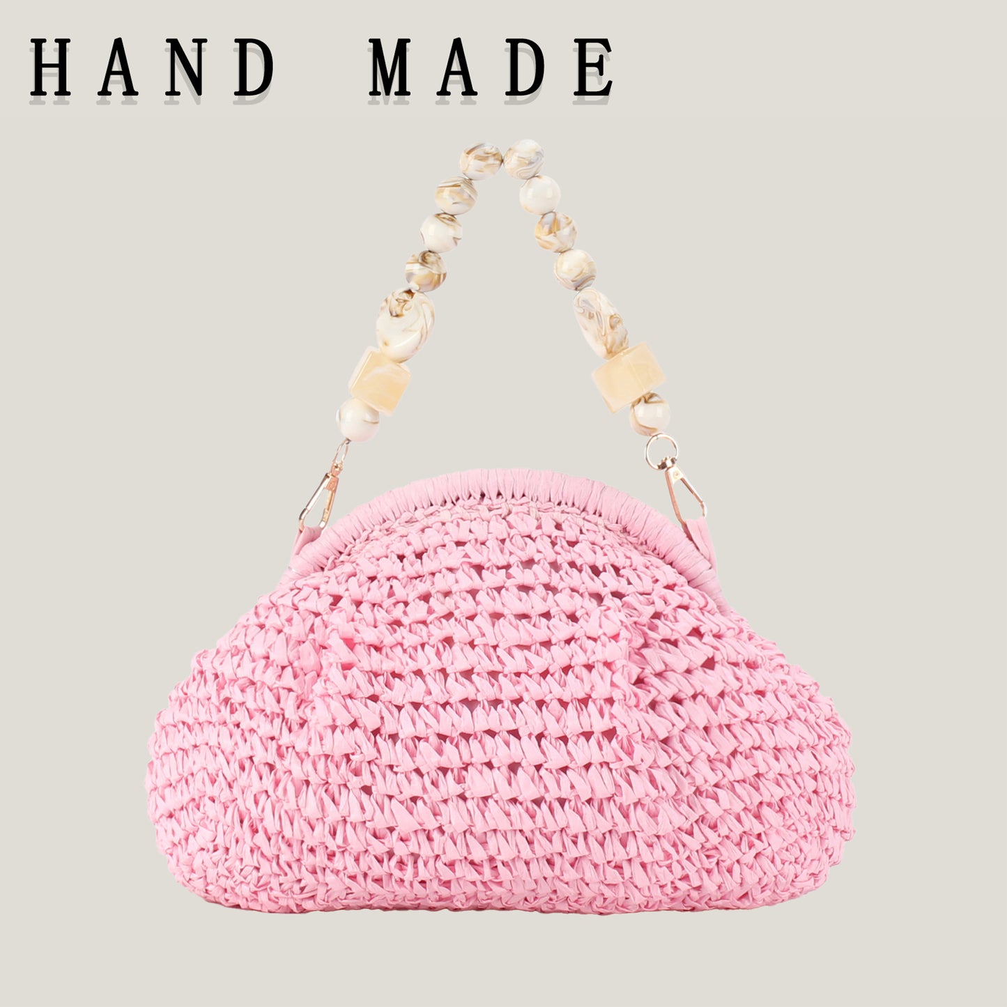 Women's Simple Woven Seaside Vacation Daily Leisure Women's Handbag