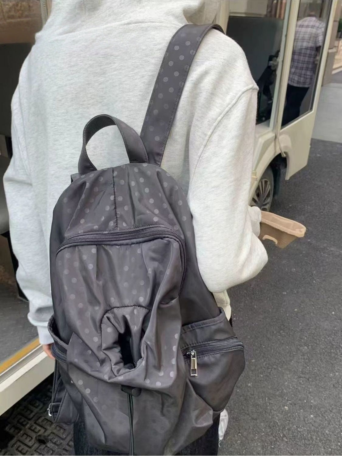 Women's & Men's Niche Polka Dot College High Minimalist Women's Backpack