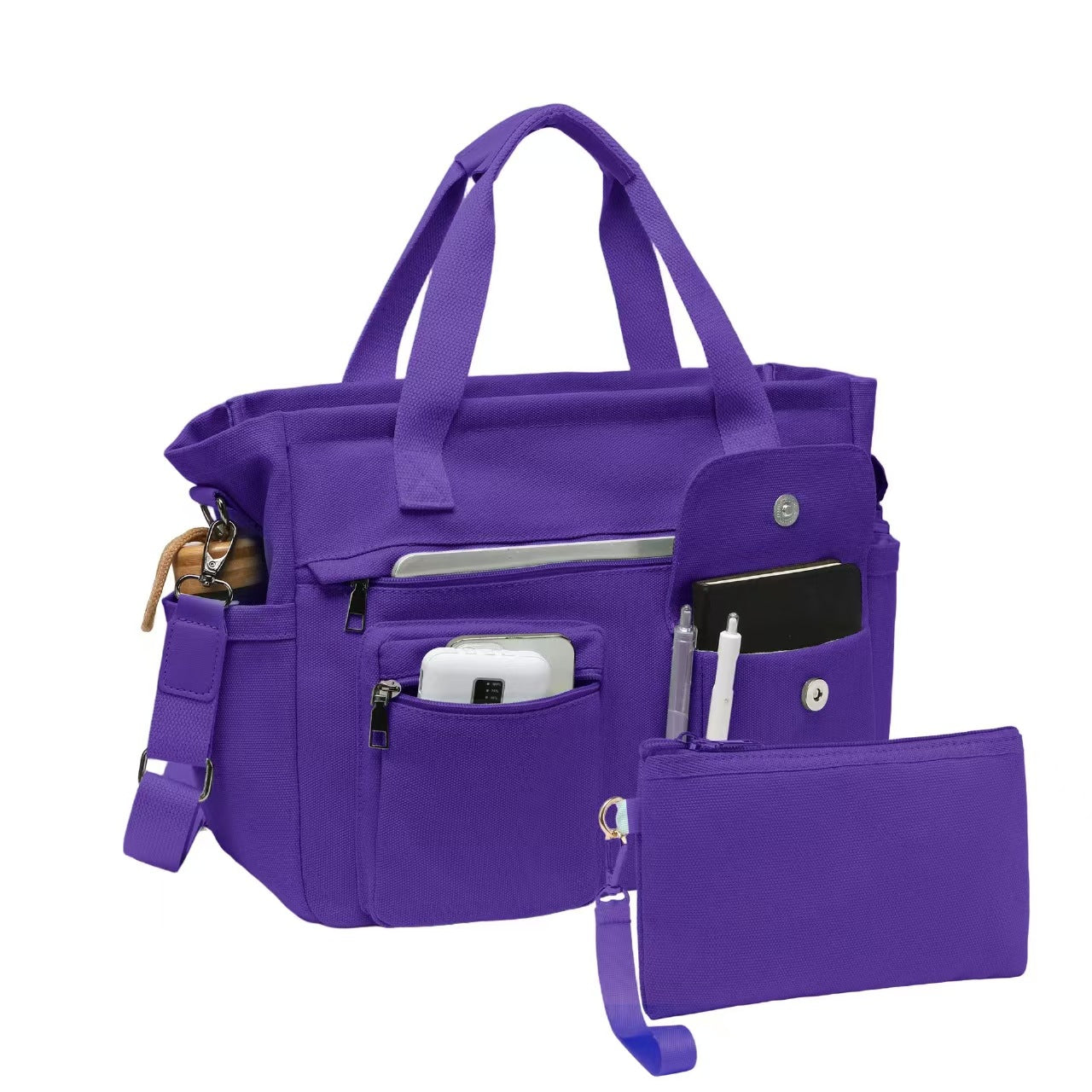 Women's Large Capacity Brief College Teacher Women's Shoulder Bag