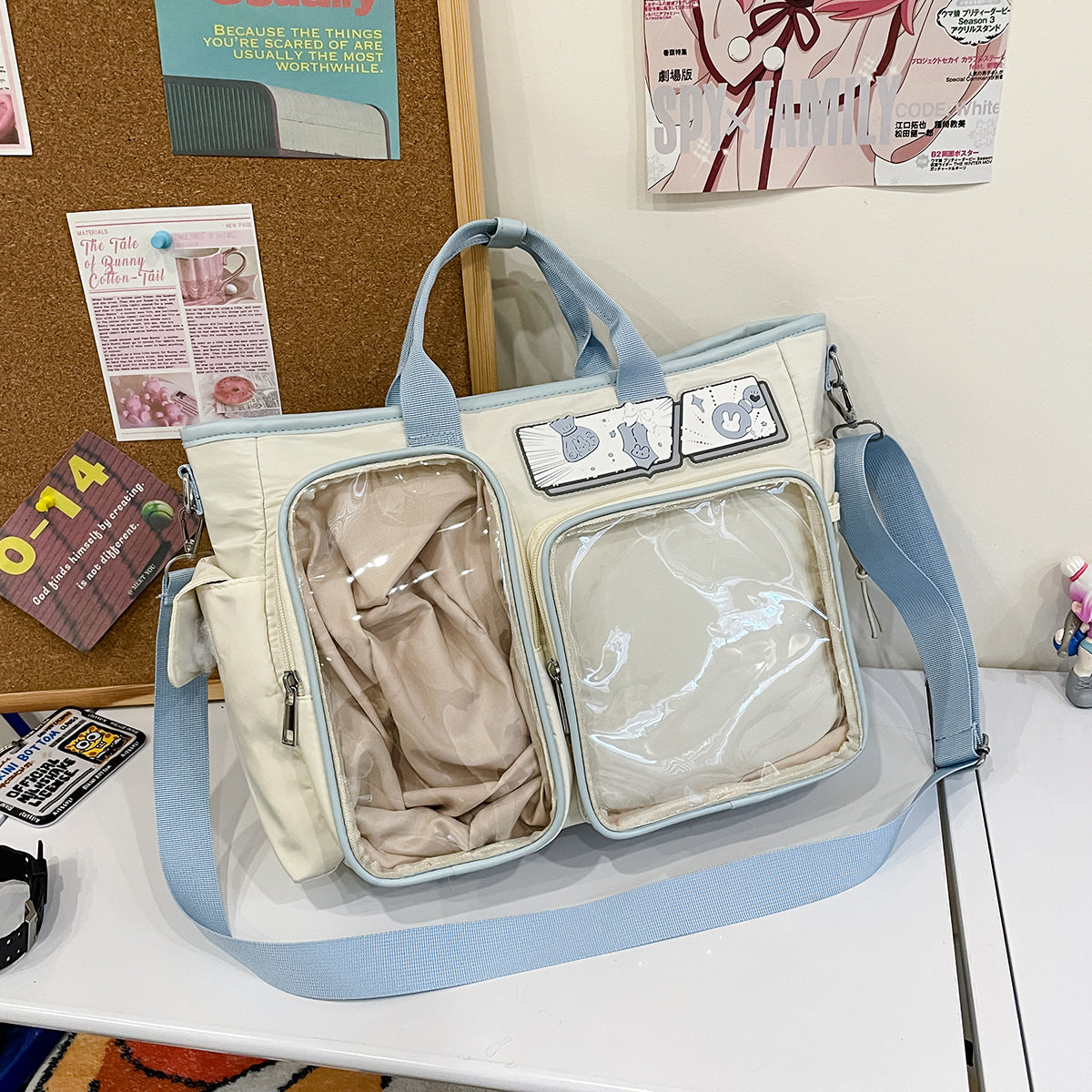 Cute Cartoon Korean Style Junior High Class Large Backpacks