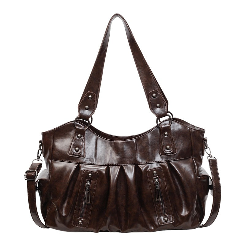 Women's Commuter Large Capacity Niche Design High-grade Light Women's Messenger Bag