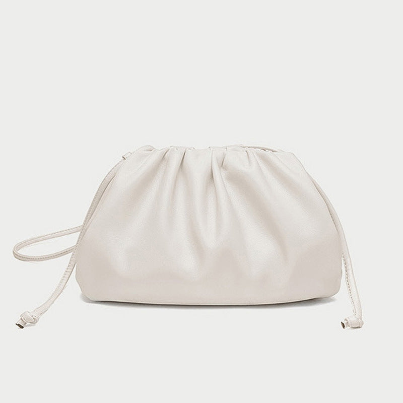 Women's Elegant High-grade Drawstring Cloud Large Capacity Waterproof Clutch Fashion Women's Messenger Bag