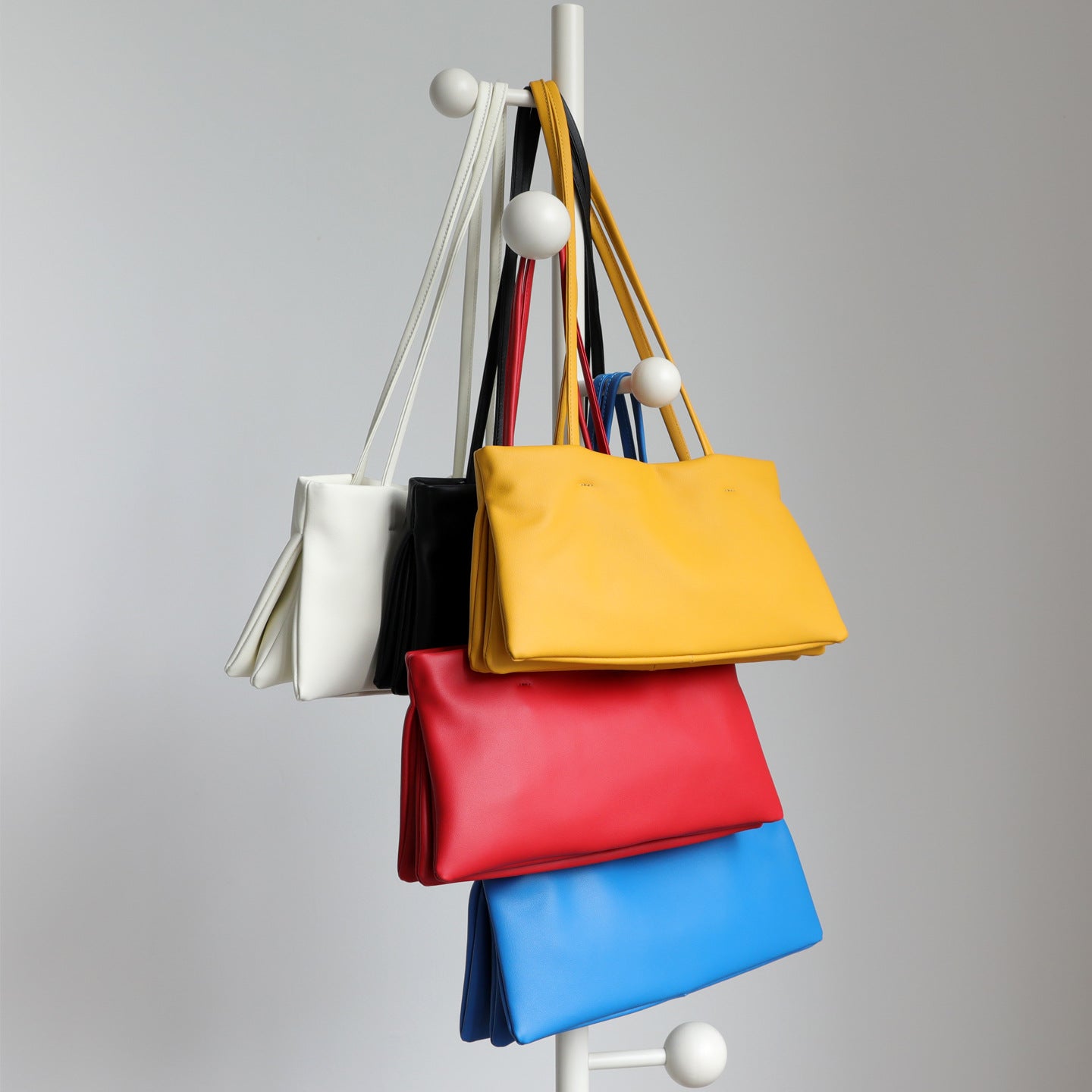 Women's Simple Style Soft First Layer Cowhide Underarm Bag
