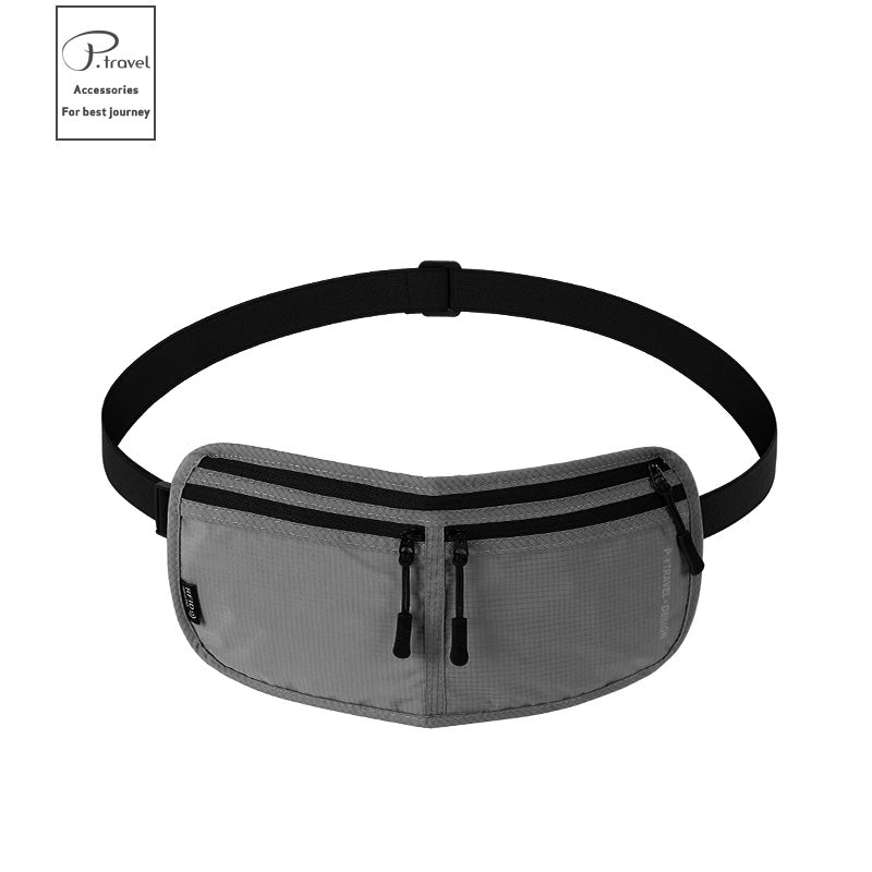 Women's & Men's Swiping Lightweight Passport Cell Storage Sport Waist Bag, Accessory Bag
