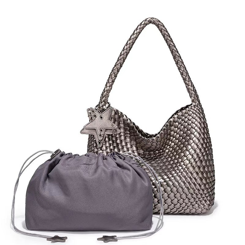 Gun Champagne Hand-made Large Capacity Totes Design One Women's Handbag