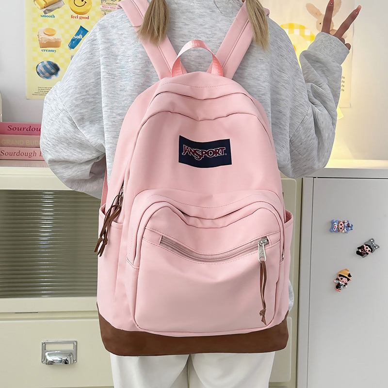 Women's & Men's Fashion Lightweight Solid Color For Junior Women's Backpack