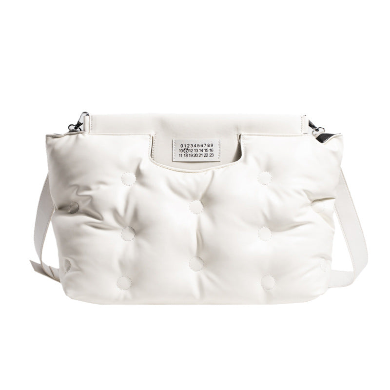 Women's Down Pillow Space Cotton Lazy Large Capacity Handbags