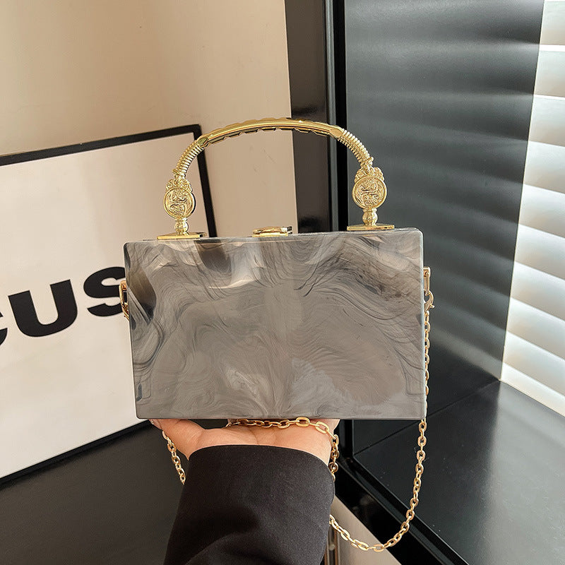 Women's Acrylic Box Fashion Candy Color Dinner Women's Shoulder Bag
