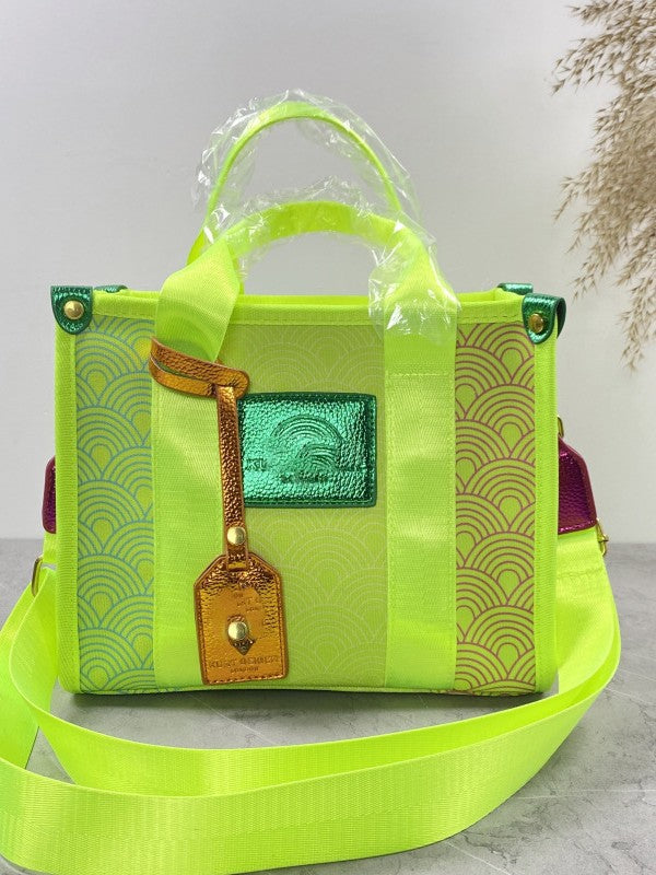Women's Spring Color-matching High-grade Large Capacity Commuter Handbags
