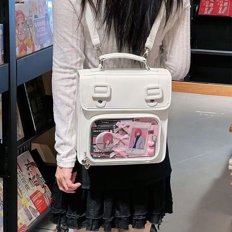 Cartoon Transparent Female Daily Snacks Club Animal Bar Women's Backpack