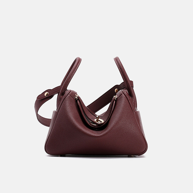 Lindy Classic Fashion Litchi Pattern Portable Bags