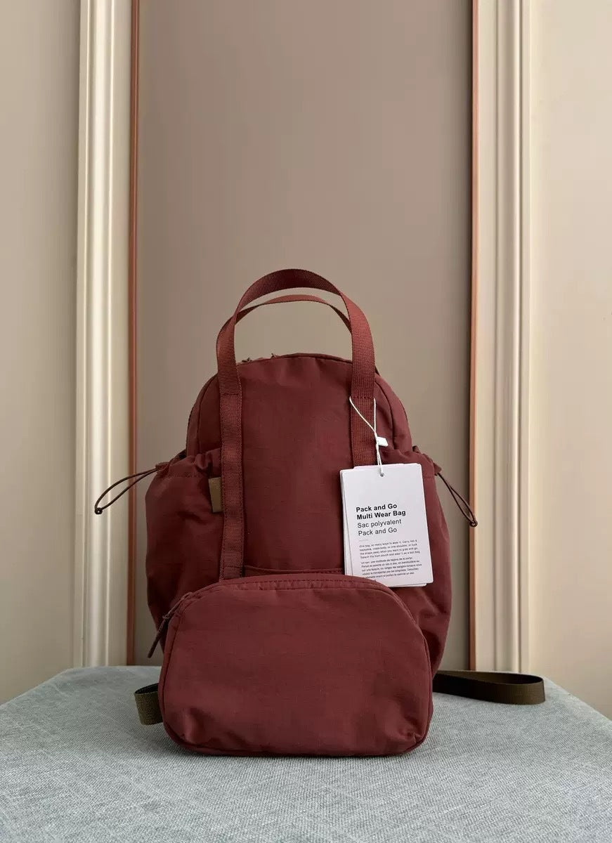 Home Lightweight Waterproof Mother Multifunctional Slanted Leisure Backpack