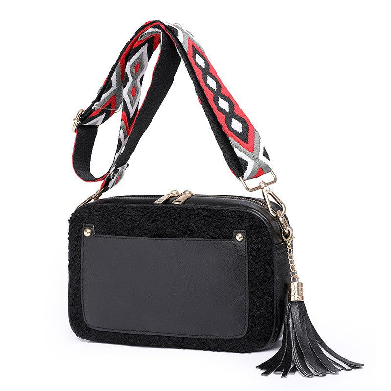 Innovative New Women's Fashion Plush Winter Women's Shoulder Bag