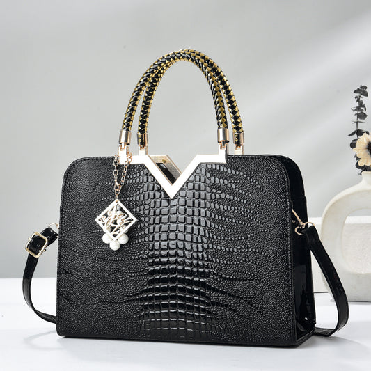 Capacity Fashionable Simple Fashion Summer Elegant Women's Handbag