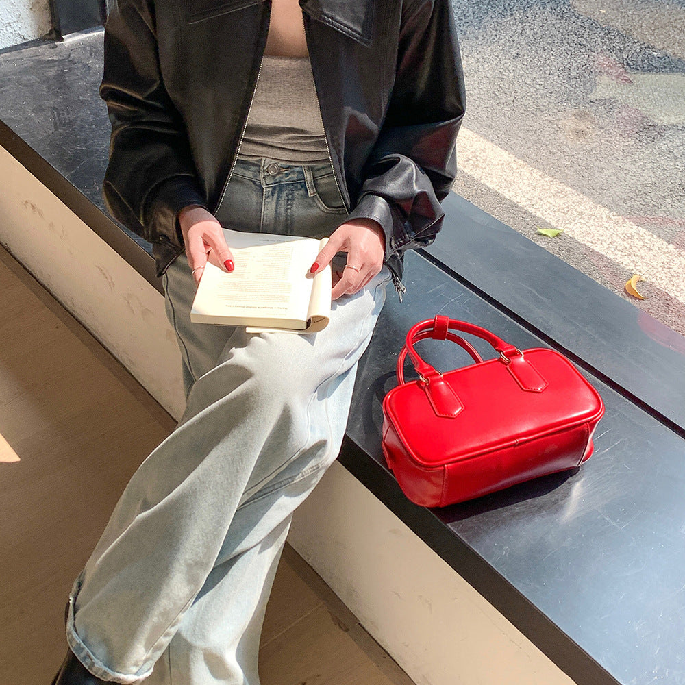 Women's Korean Style Niche Design Simple Classic Bucket Bag