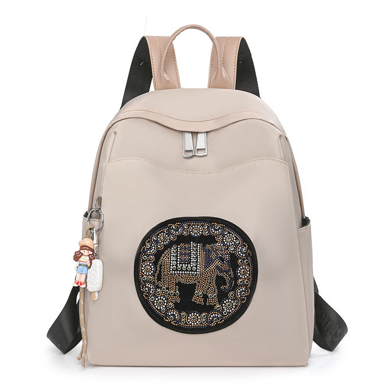 Women's Oxford Cloth Fashion Western Style Large Capacity Backpacks
