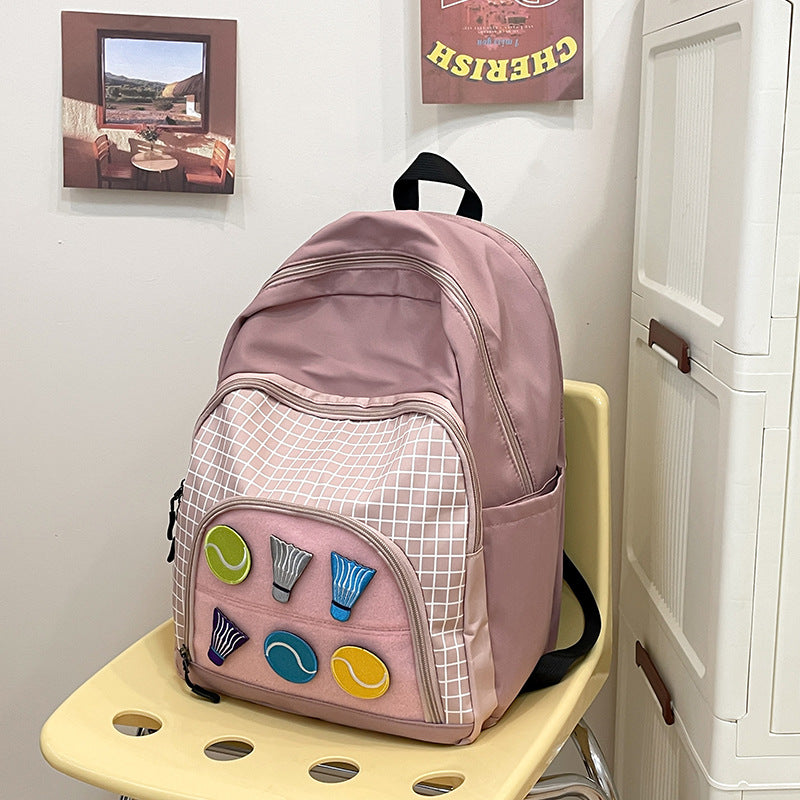 Women's & Men's Summer Junior Large Capacity Badminton Leisure Backpack