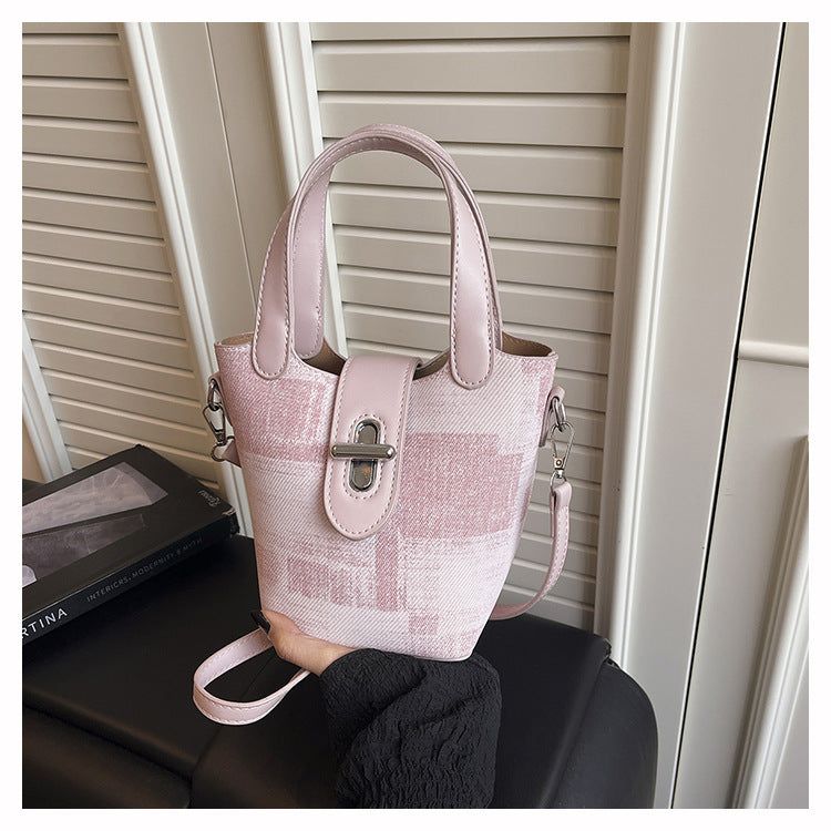 Women's Advanced Texture Light Luxury Portable Vegetable Basket Bags