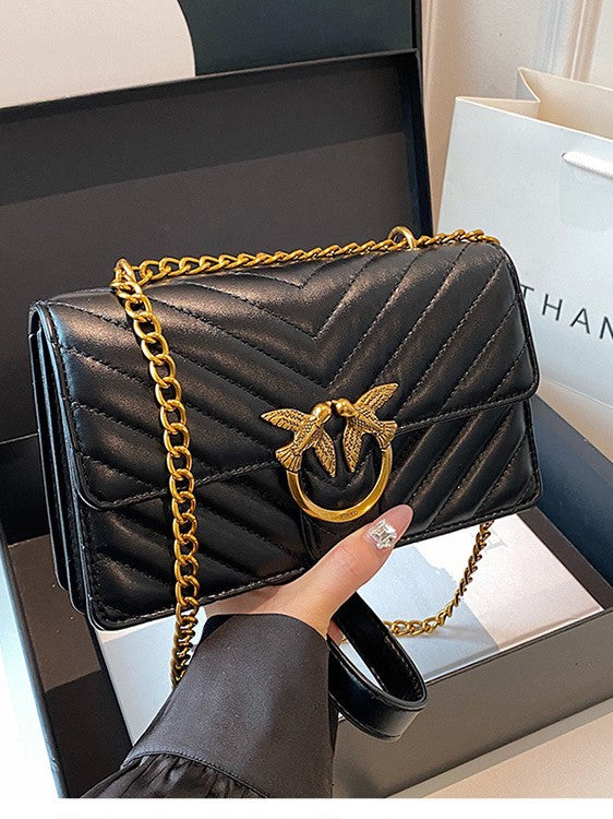 Twill Fashion Swallow Exquisite Underarm Chain Bags