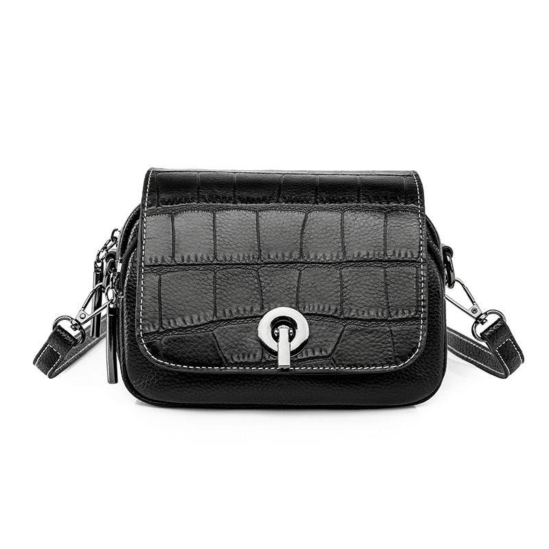 Women's Genuine Leather For Cattlehide Fashion High-grade Women's Messenger Bag
