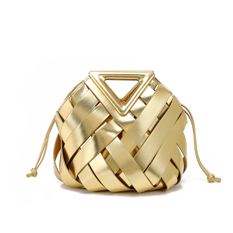 Women's Inverted Triangle Knitting Large Capacity Combination Women's Handbag