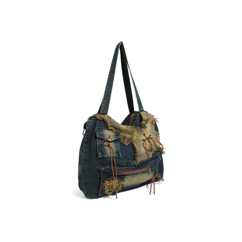 Women's Large Capacity Totes Hot Vintage Washed Bags