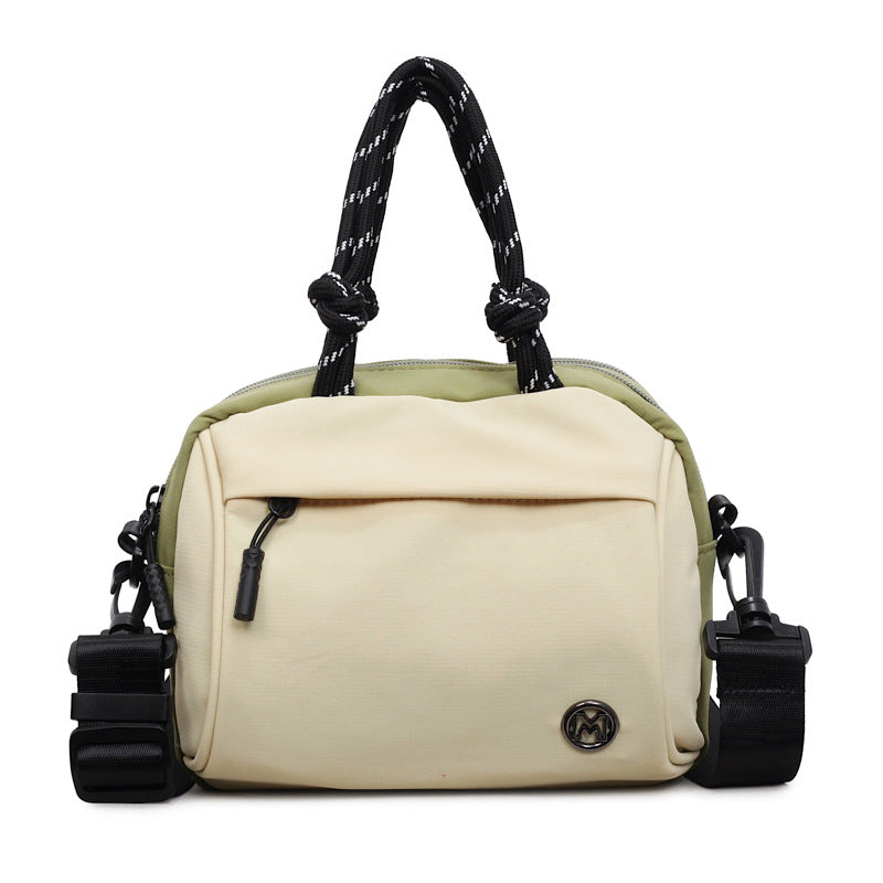 Women's Style Hand Leisure Commute Color Collision Bags