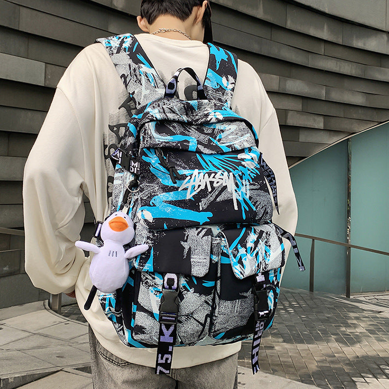 Women's & Men's Large Capacity Iti Trendy Computer Leisure Backpack