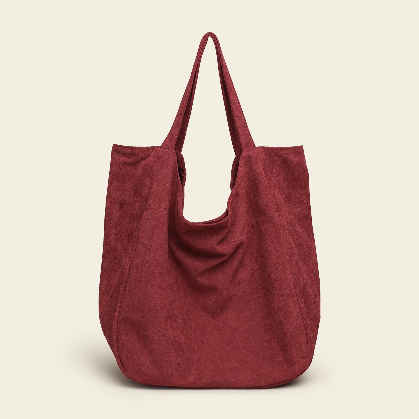 Women's Style Deerskin Veet Versatile Vintage Flannel Tote Bags