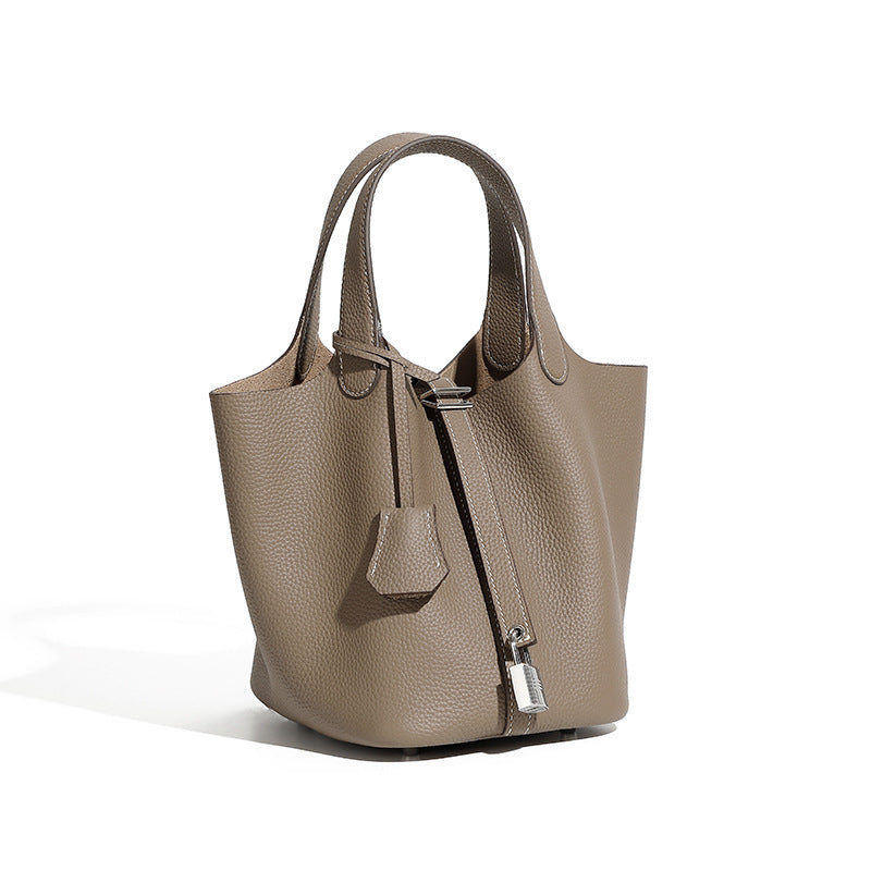 Women's Basket Genuine Leather Mummy Bridal Wedding High Women's Handbag