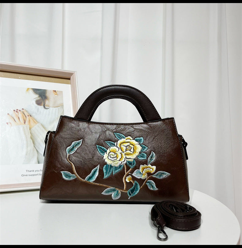 Embroidered Chinese Style National Cheongsam Matching Retro Bags
