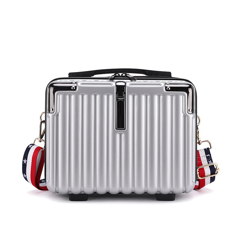 Cool Suitcase Inch Hook Unisex Simple Cosmetic Case