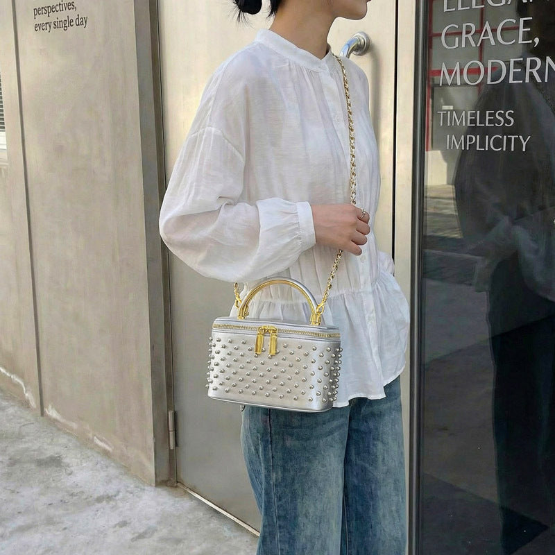 Women's High-grade Portable Box Pouch Fashion Special Interest Light Bags
