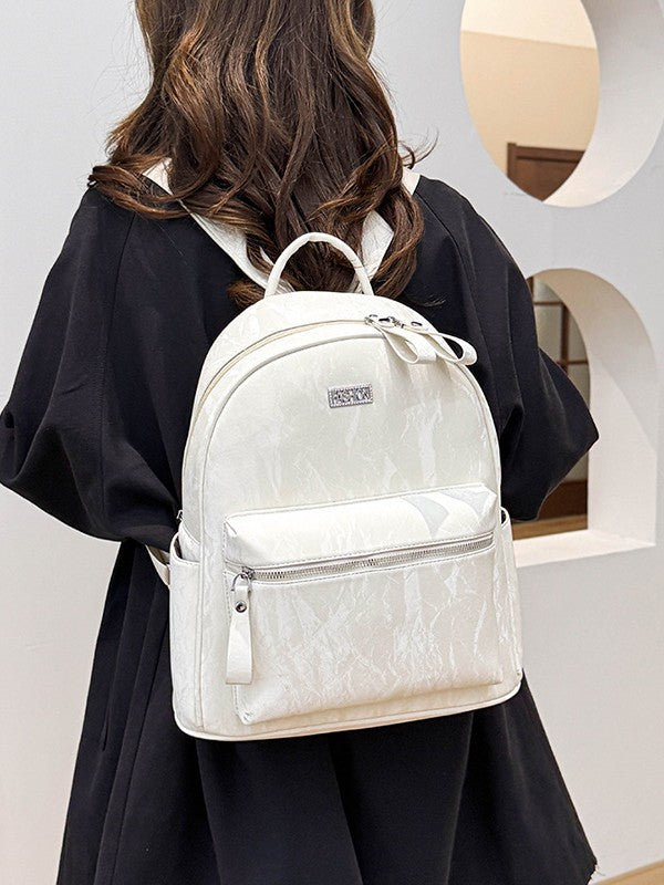 National Style Imitation Fabric Female Trend Leisure Backpacks